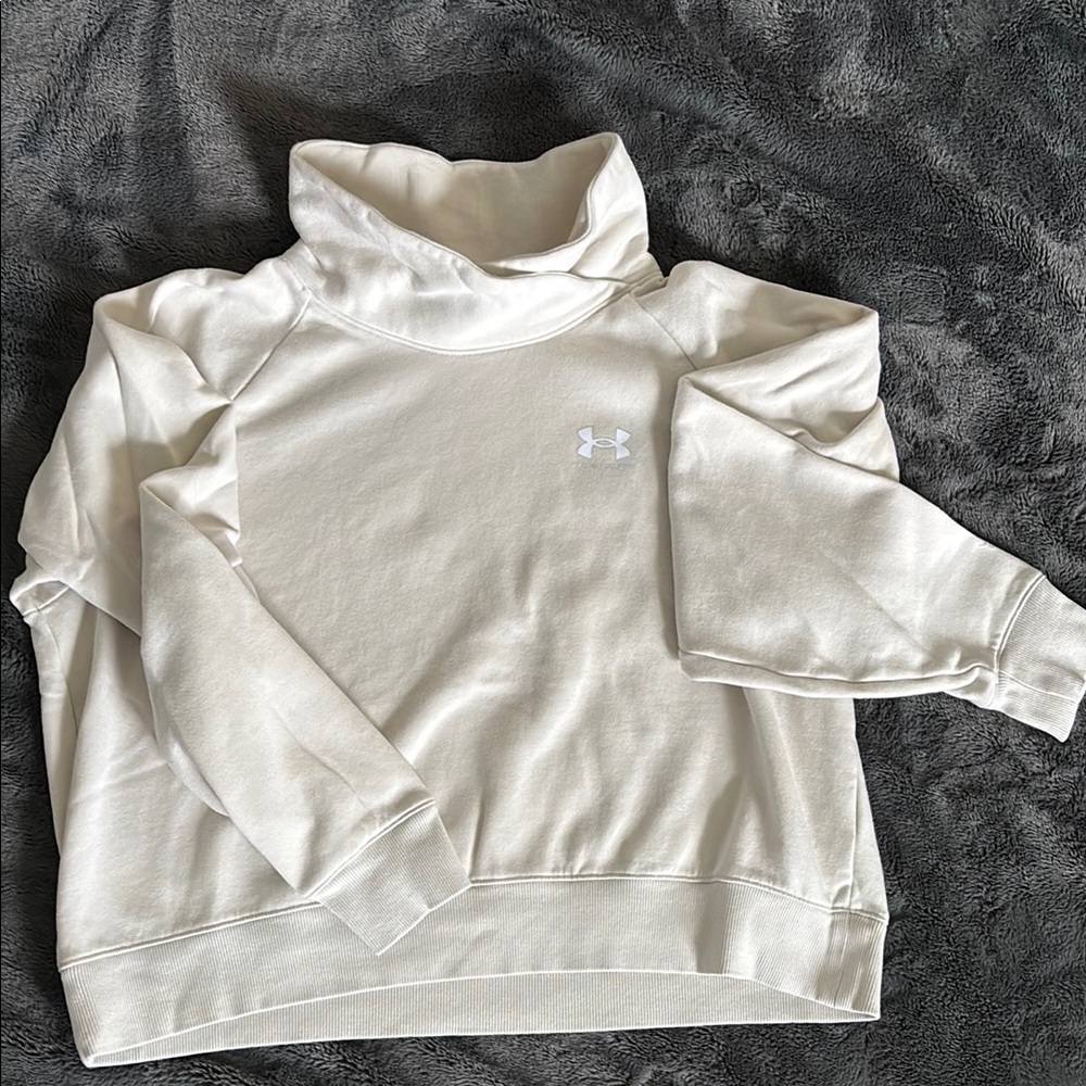 Under Armour Cream Turtleneck Sweatshirt